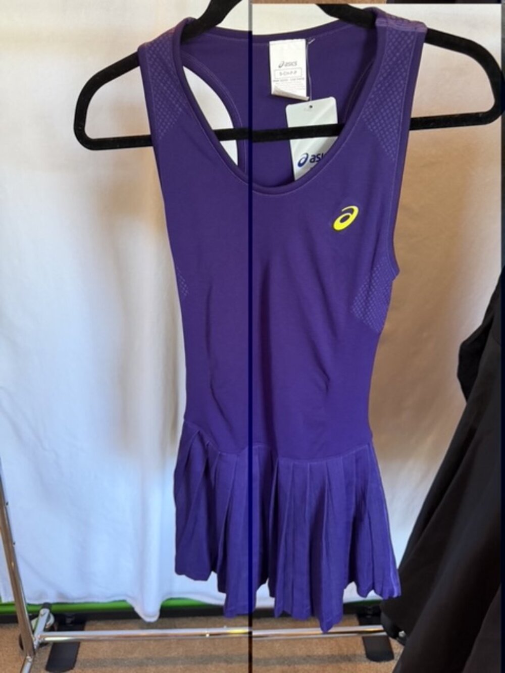 NWT ASICS Parachute Purple Tennis Racket Dress Size S